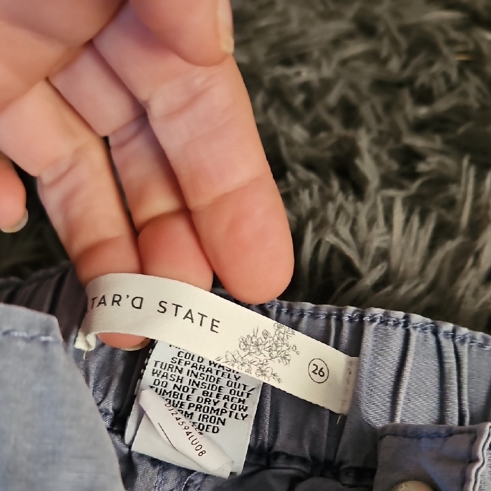 Altar'd State Light Blue Womens Cargos Size 26 - Picture 5 of 6